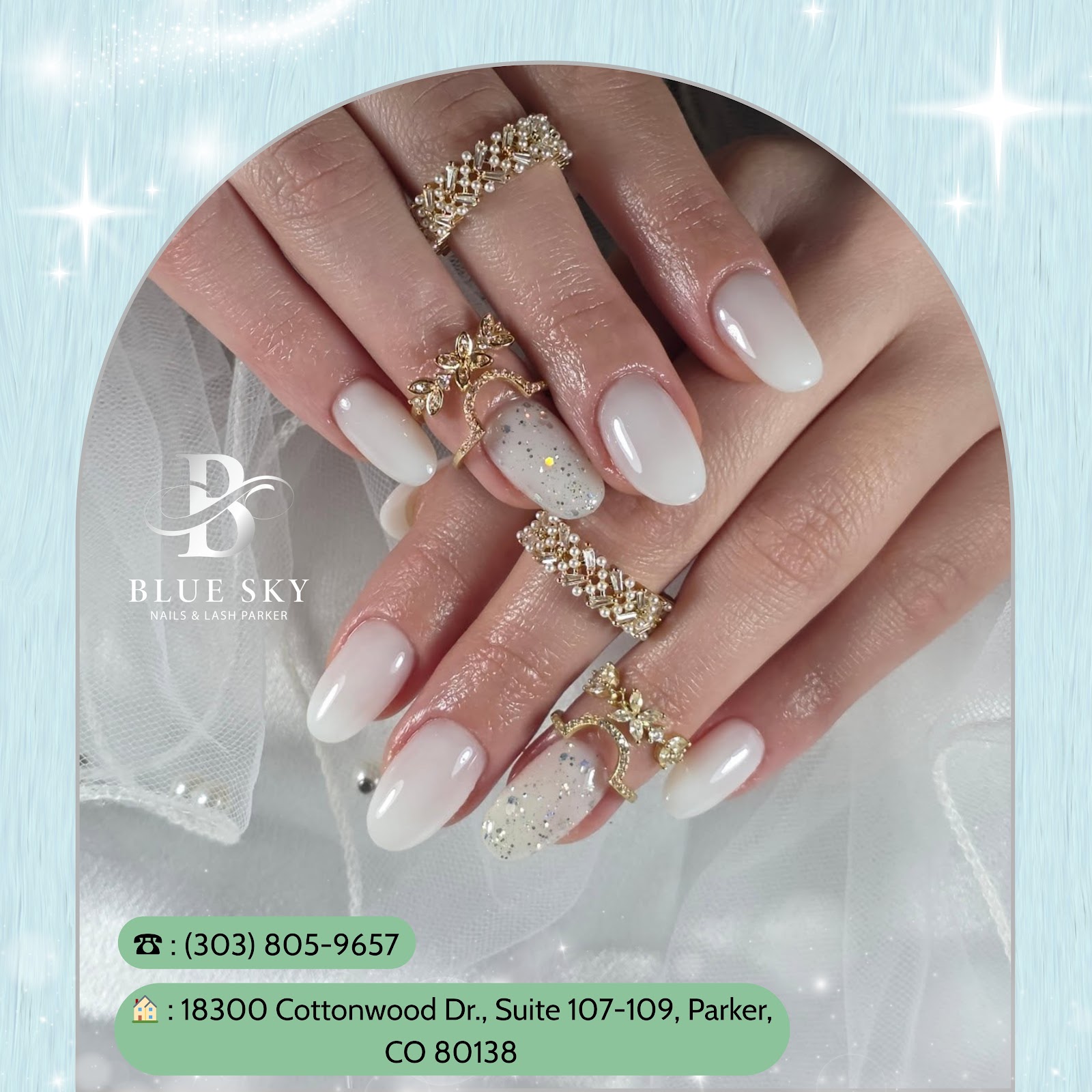 Blue Sky Nails & Lash Parker nail photo 1